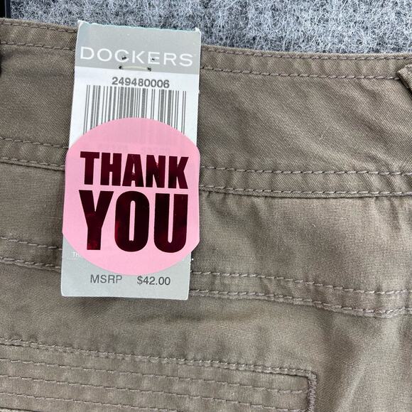 DOCKERS Capri Size 16 Mid Rise Curvy Fit Calf Length - Picture 5 of 12